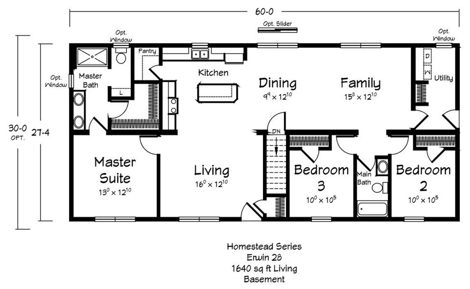 Ervin - Homestead - Main Floor Plan