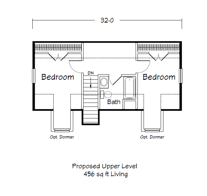 Edgemoore Cape - Homestead - Upper Floor Plan