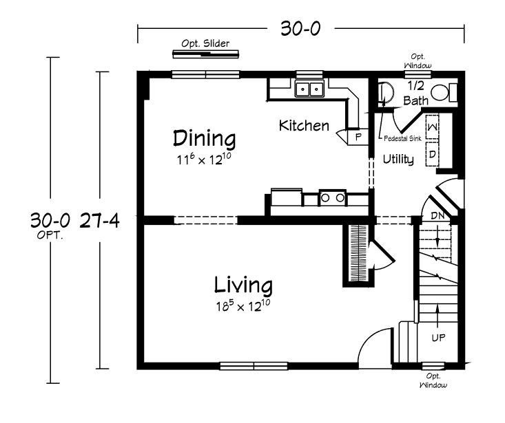 Argyle - Homestead - Main Floor Plan