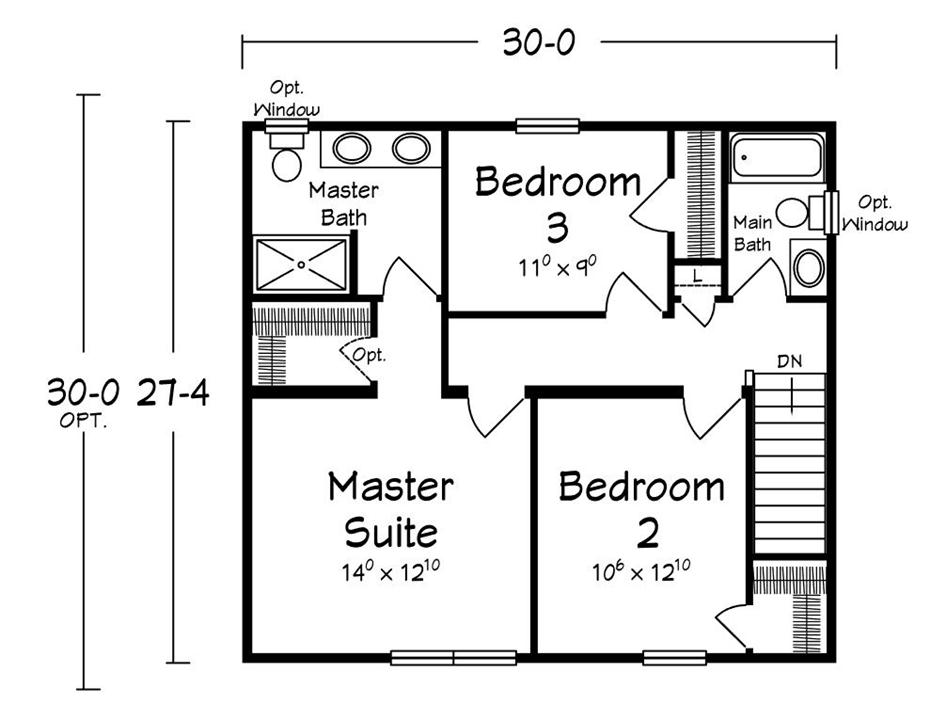 Argyle - Homestead - Second Floor Plan