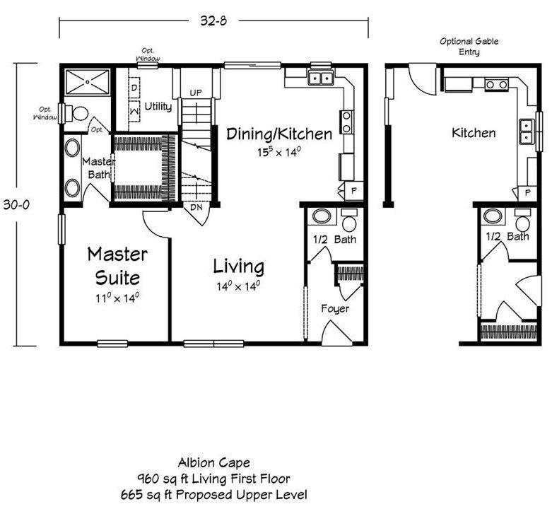 Albion - Homestead - Main Floor Plan
