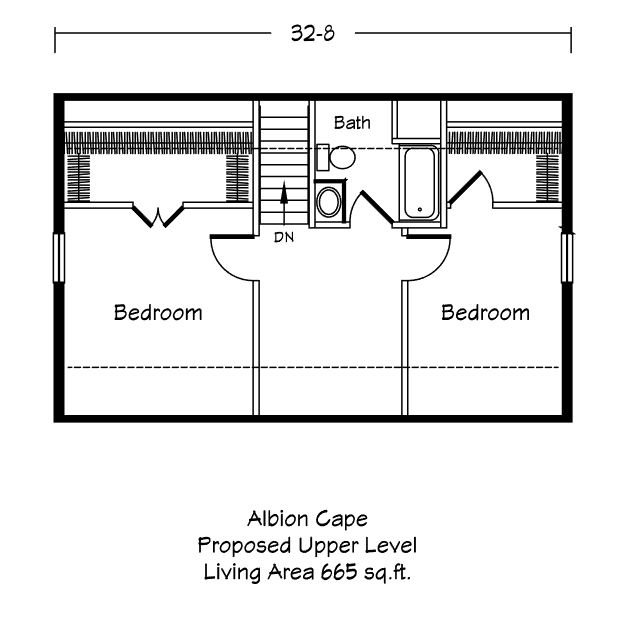Albion - Homestead - Upper Floor Plan