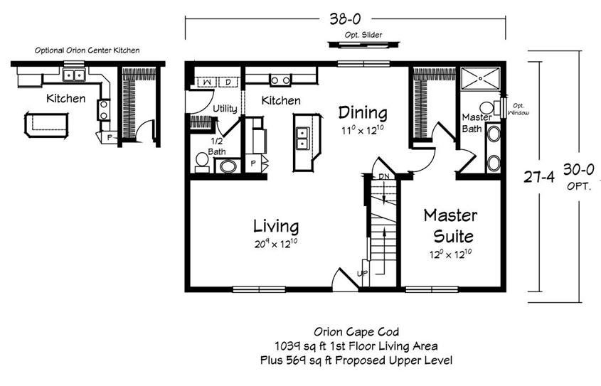 Orion - Homestead - Main Floor Plan