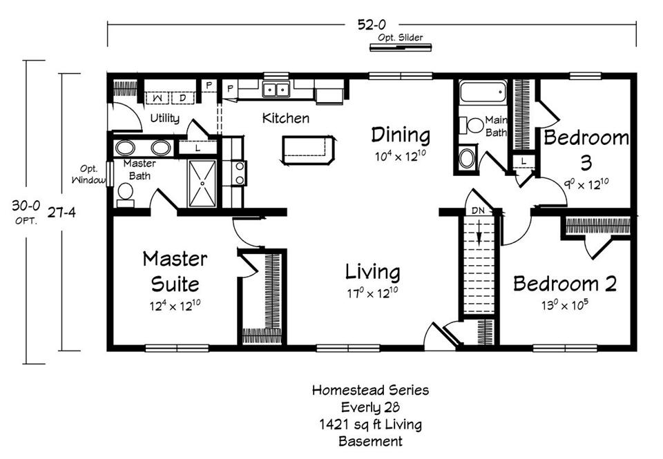 Everly - Homestead - Main Floor Plan