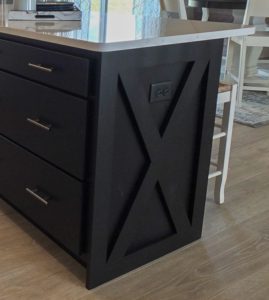 X-Style Crossbuck Decorative Cabinet End Panels