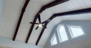Faux Wood Ceiling Full-Width 6"x6" Beam | May Require Optional Soffit Option #0219