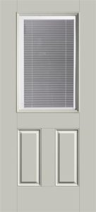 1/2 Glass (Clear) Door with integral blinds RCDZ