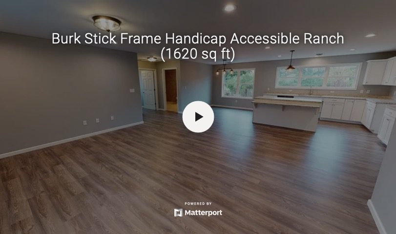 Burke Stick Frame Handicap Accessible Ranch 3D Tour